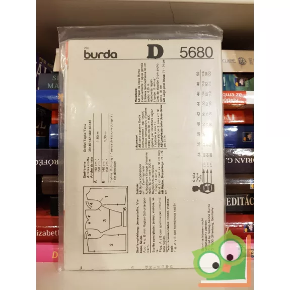 Burda szabásmintával (5680)