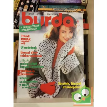 Burda magazin 1989/6 (szabásminta melléklettel)