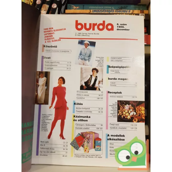 Burda magazin 1989/6 (szabásminta melléklettel)