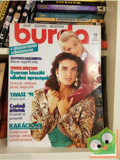 Burda magazin 1990/12 (szabásminta melléklettel)