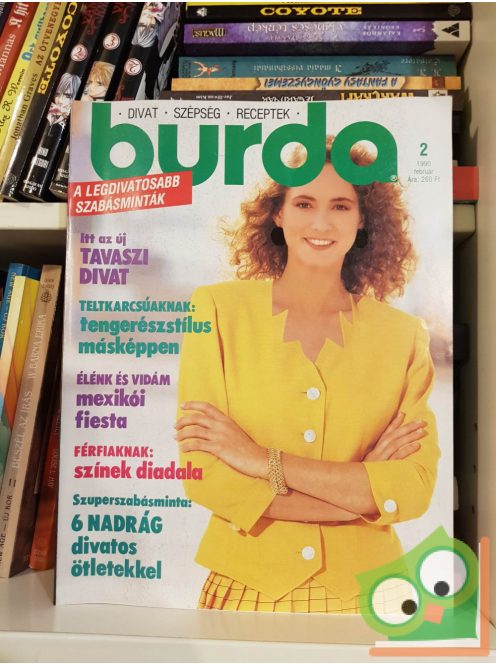 Burda magazin 1990/2 (szabásminta melléklettel)