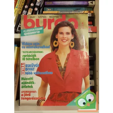 Burda magazin 1990/4 (szabásminta melléklettel)