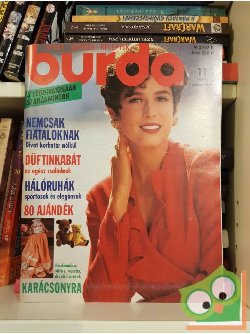 Burda magazin 1991/11 (szabásminta melléklettel)