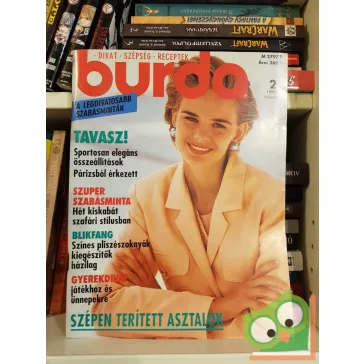 Burda magazin 1992/2 (szabásminta melléklettel)