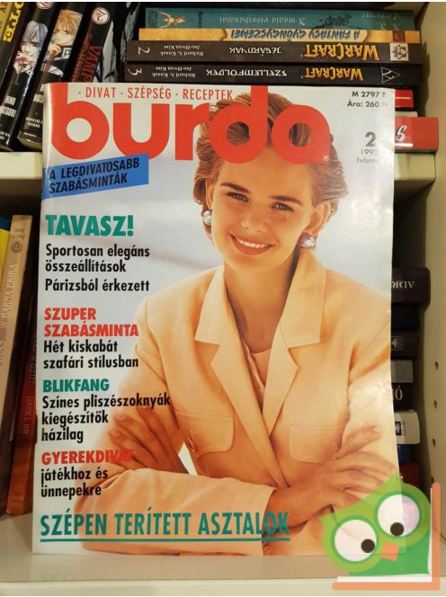 Burda magazin 1992/2 (szabásminta melléklettel)