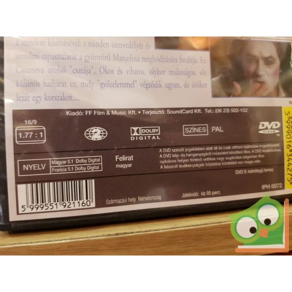 Casanova visszatér (DVD)