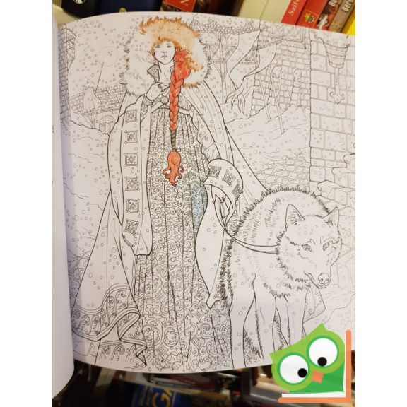  George R. R. Martin's Official A Game of Thrones Colouring Book (Ritka)
