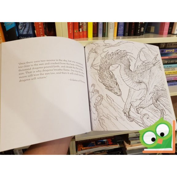  George R. R. Martin's Official A Game of Thrones Colouring Book (Ritka)