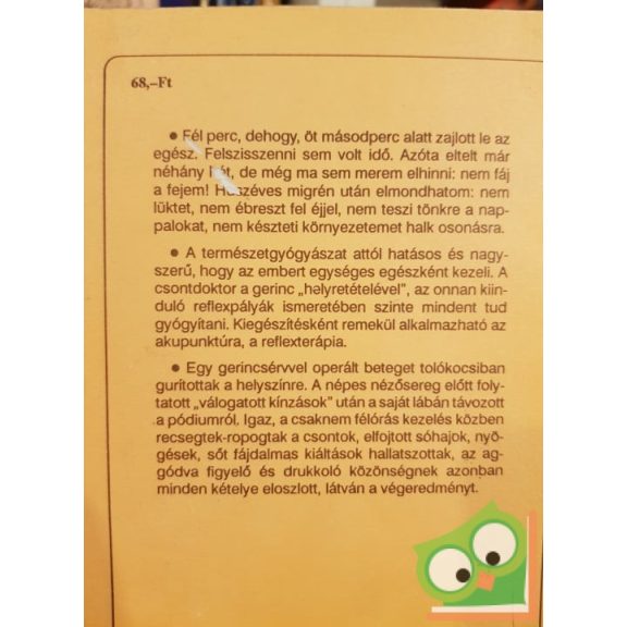 Borics Katalin, Kürti Gábor: Csodatevő csontkovácsok