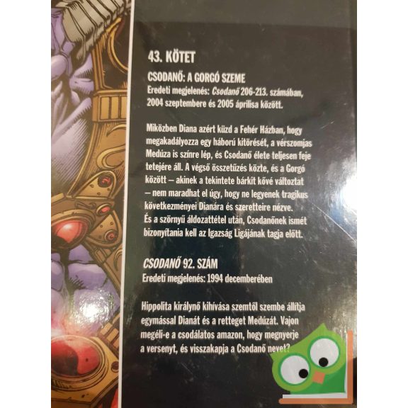 DC Nagy képregénygyűjtemény 43: Csodanő - A Gorgó szeme (fóliás)