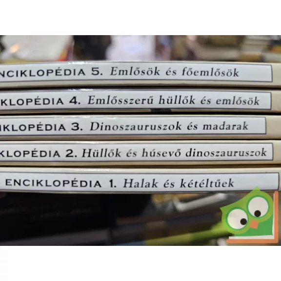 Dinoszauruszok és őslények – Képes enciklopédia 1-5 kötet