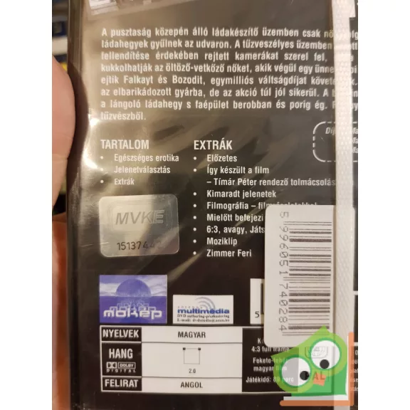 Egészséges erotika -Tímár Péter vígjátéka (DVD) (fóliás)