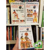 Christian Jacq: Egyiptomi bíró I- lll kötet , ritka