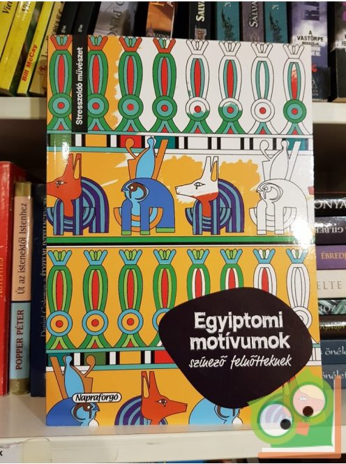 Egyiptomi motívumok (felnőtt színező)