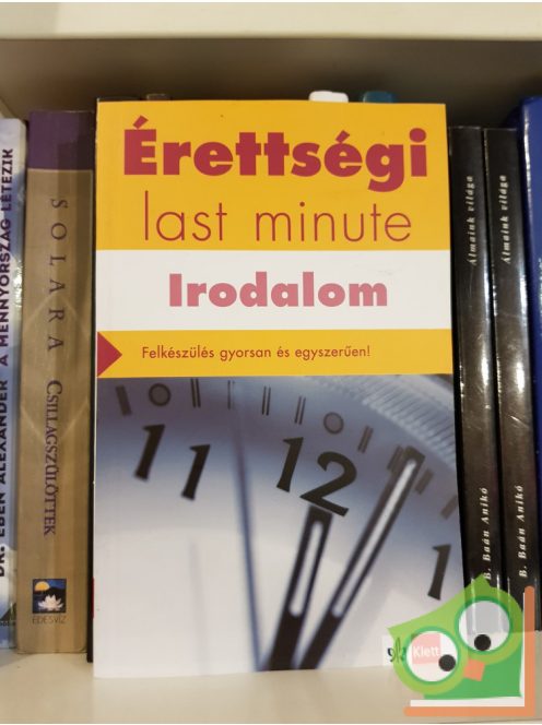 Diószegi Endre: Érettségi - Last Minute - Irodalom