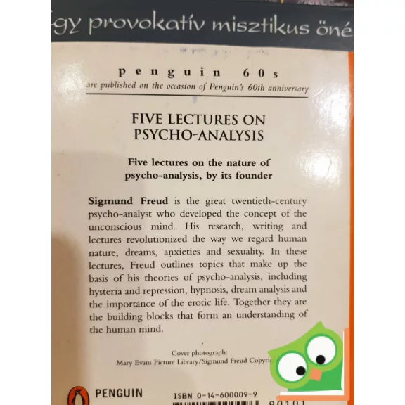 Sigmund Freud: Five Lectures on Psycho-Analysis (Pengiun 60s)