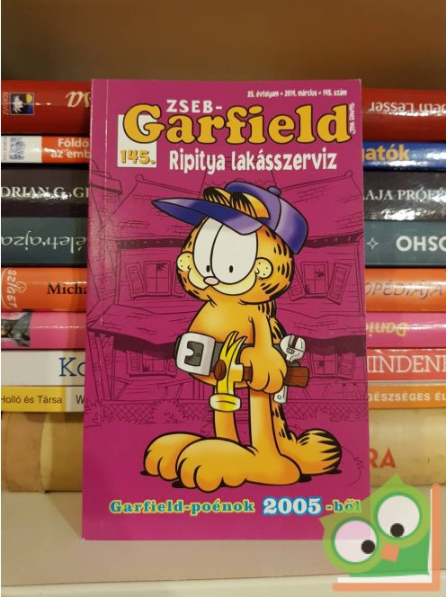 Jim Davis: Zseb-Garfield 145 - Ripitya lakásszerviz (ritka)