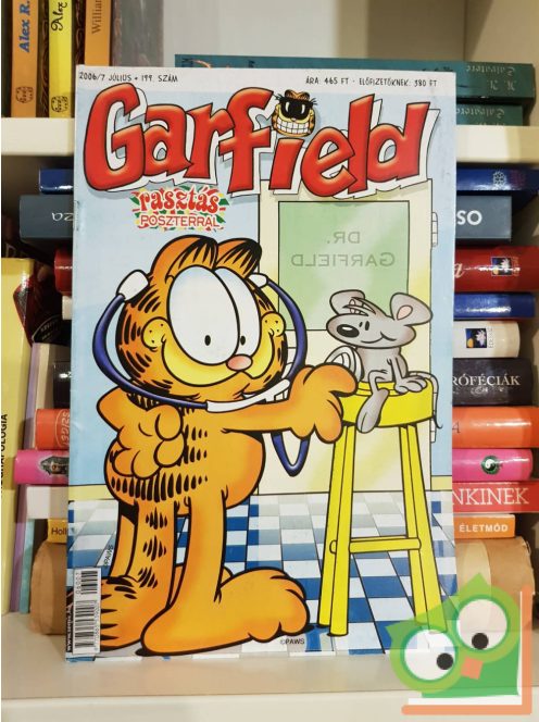 Jim Davis: Garfield 199. 2006. július, poszterrel