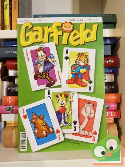 Jim Davis: Garfield 265. 2012. április, poszterrel