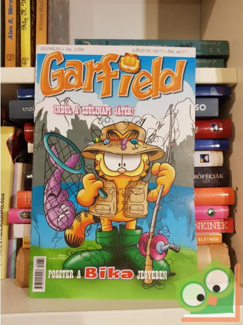 Jim Davis: Garfield 266. 2012. május, poszterrel