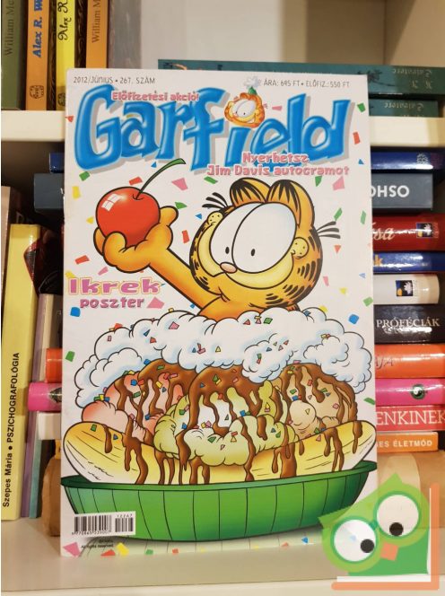 Jim Davis: Garfield 267. 2012. június, poszterrel