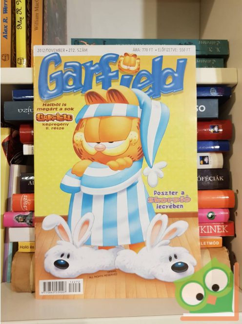Jim Davis: Garfield 272. 2012.november, poszterrel