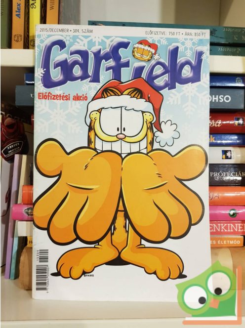 Jim Davis: Garfield 309. 2015. december, poszterrel