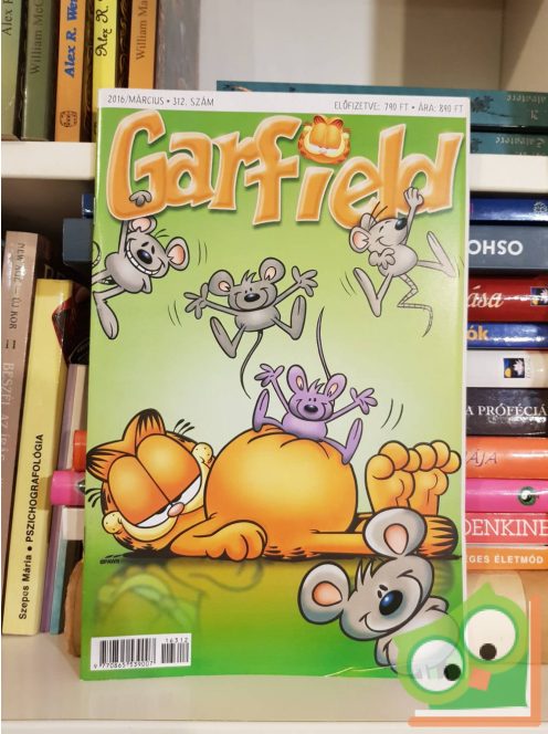 Jim Davis: Garfield 312. 2016. március, poszterrel
