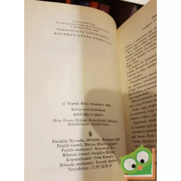 Michael Ende: Gombos Jim és Lukács, a masiniszta (Gombos Jim 1.) (Ritka)