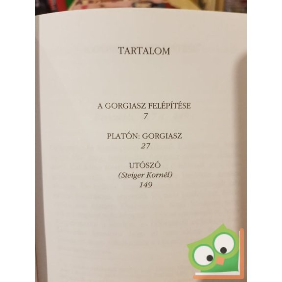 Platón: Gorgiasz (Ritka)