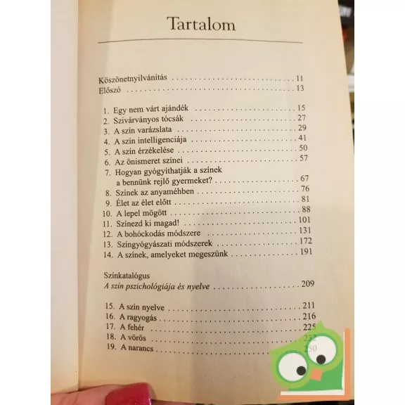 Lilian Verner-Bonds: Gyógyító színek (ritka)