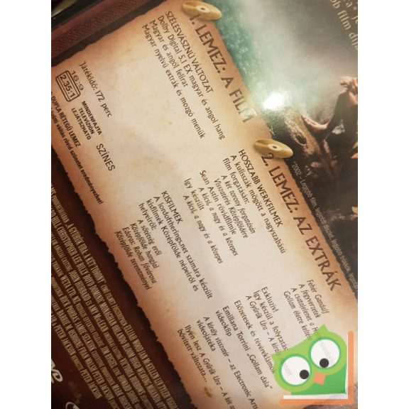 Gyűrűk Ura A két torony (DVD)