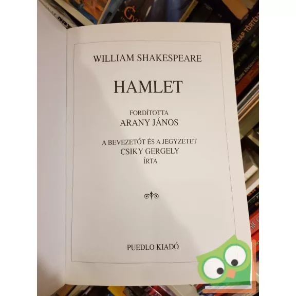 William Shakespeare: Hamlet (ford. Arany János)