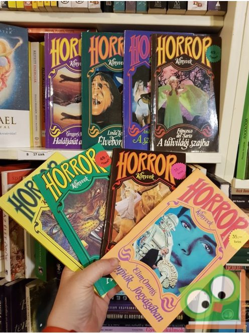 Horror könyvek könyvcsomag