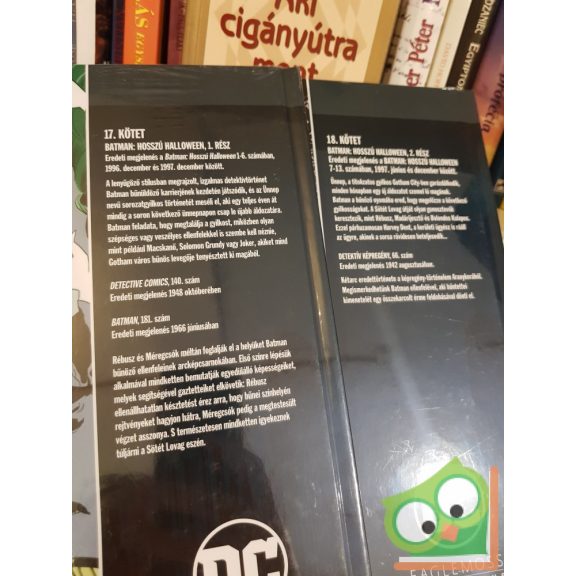 Jeph Loeb Batman: Hosszú Halloween első és második rész (DC 17-18 kötet) (Ritka) (Fóliás)