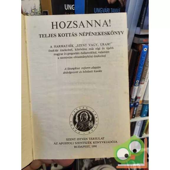 Bárdos Lajos (szerk.) - Werner Alajos (szerk.): Hozsanna! - Teljes kottás népénekeskönyv