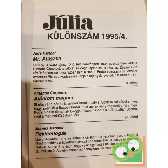 Júlia különszám 1995/4