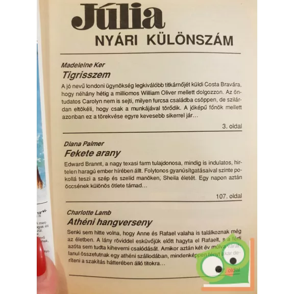 Júlia nyári különszám 1992/3