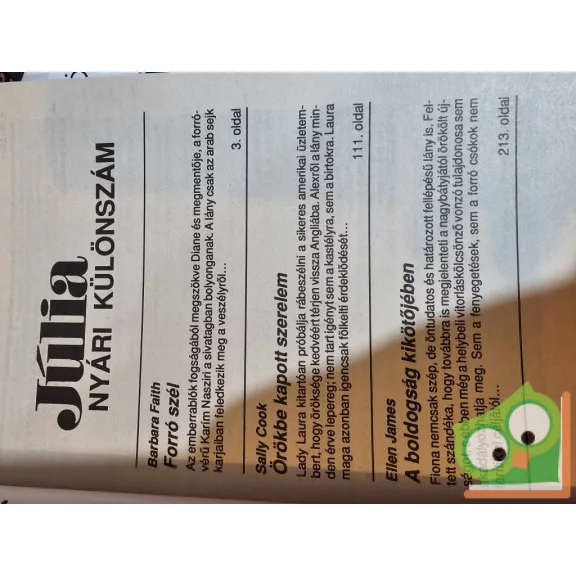 Júlia nyári különszám 1993/2