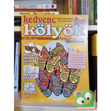   Kedvenc Kölyök Foglalkoztató Kicsiknek 2015/11 (1-8 éveseknek)