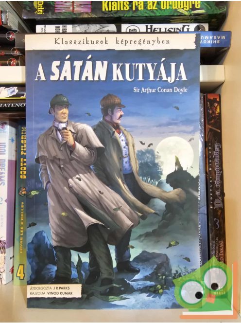 Arthur Conan Doyle - J. R. Parks: A sátán kutyája (Klasszikusok képregényben) (ritka, újszerű)