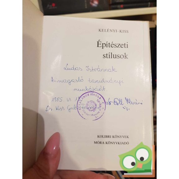 Kelényi György: Építészeti stílusok (Kolibri könyvek)