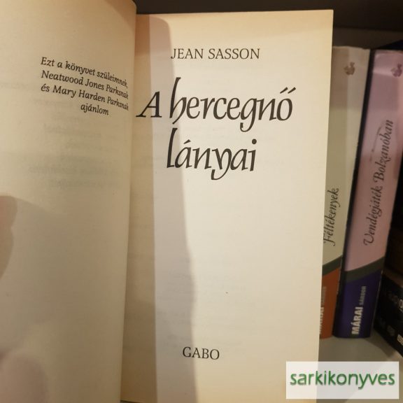 Jean Sasson: A ​hercegnő lányai