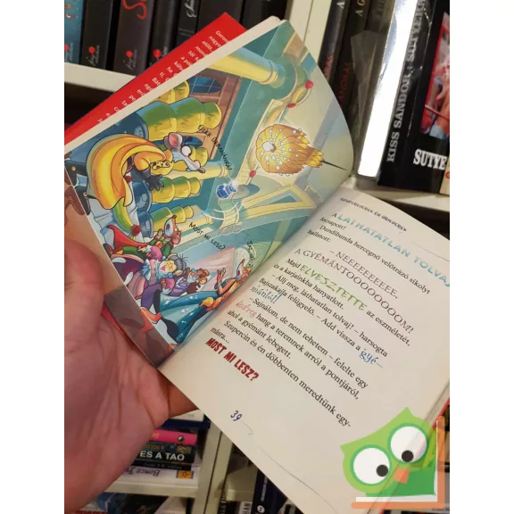 Geronimo Stilton: A láthatatlan tolvaj nyomában (Szuperegerek 4.) (ritka)