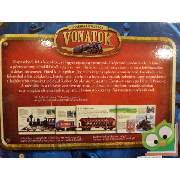 Philip Steele: Legendás utazások - Vonatok (kihúzható oldalak) (újszerű)