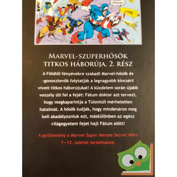 Marvel 25-26.: Jim Shooter: Marvel-szuperhősök titkos háborúja 1-2.rész (újszerű) (ritka)