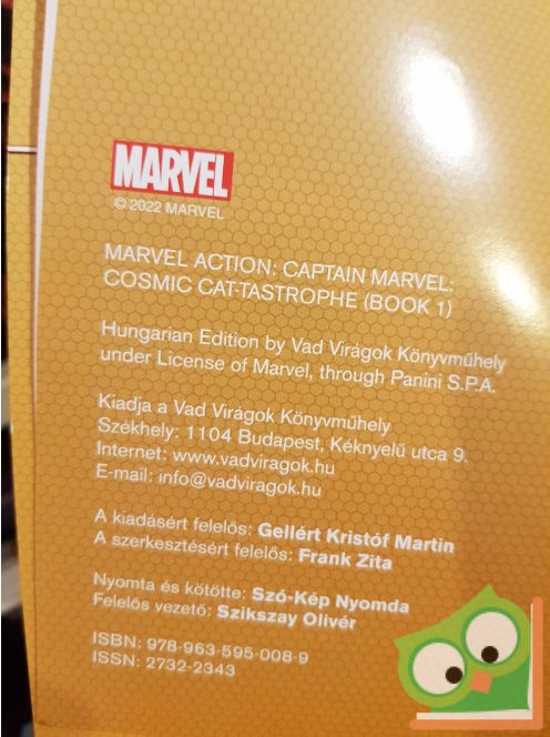 Marvel  akcióhősök 2022/1 - Marvel kapitány 1.rész - Kozmikus macskatasztrófa