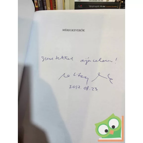 Mátay Mónika (szerk.): Méregkeverők (dedikált)