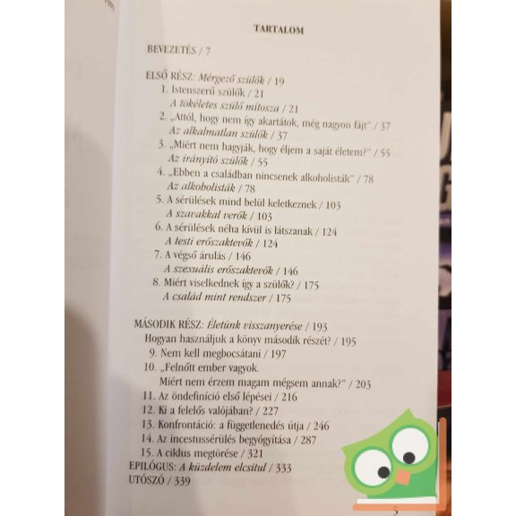 Susan Forward: Mérgező szülők (Lélek-kontroll) (újszerű) (nagyon ritka)