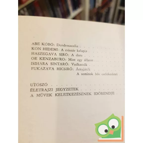Hani Kjoko (szerk.): Modern japán elbeszélők
